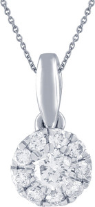 TBZ TheOriginal Precious Pendant 18kt White Gold Pendant