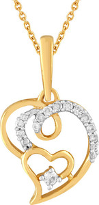 TBZ TheOriginal Precious Pendant 18kt Yellow Gold Pendant