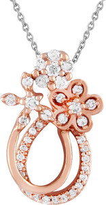 TBZ TheOriginal Precious Pendant 18kt Rose Gold Pendant