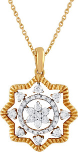 TBZ TheOriginal Precious Pendant 18kt Yellow Gold Pendant