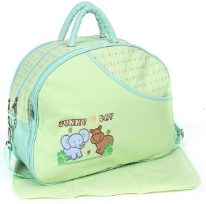 Baby Moo Diaper Bag Maternity Backpack Solid Sea Green