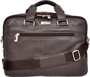 Allen Cooper 14 inch Expandable Laptop Messenger Bag Brown Price in India Flipkart