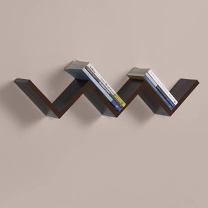 MartCrown New Shape Wooden Wall Shelf