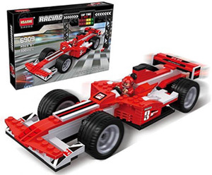 Sanyal 330 Pcs Building Block Construction Bricks Racing Car Model, Fun for Kids to Play With it- ( Multicolored)