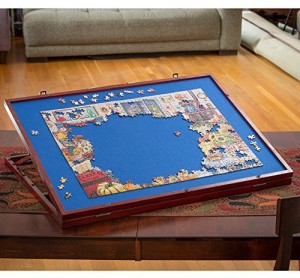 Bits and Pieces Puzzle Expert Tabletop Easel - Non-Slip Felt Work