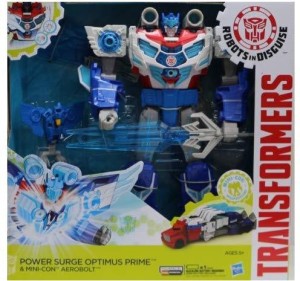 Buddyspal Transformers Power Surge Optimus Prime and Mini Con