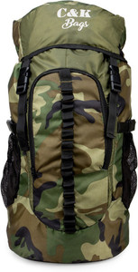Chris & Kate Large Camouflage Travel Backpack || Outdoor Sport Camp Hiking Trekking Bag || Camping Daypack Bag || Rucksack - 45 L