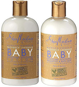 Sheamoisture manuka honey & provence lavender baby nighttime soothing shampoo & bath milk clearance