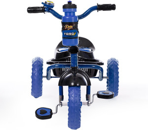 Dash Trendy Tricycle with Strong Frame, Bell, Sipper n Cute Basket (Blue) TORQ_BLUE Tricycle