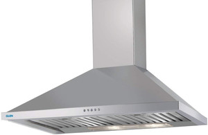 Glen Cooker Hood 6054 Ss 90cm 1250m3 Bf Ltw Wall And Ceiling Mounted Chimneysteel 1000