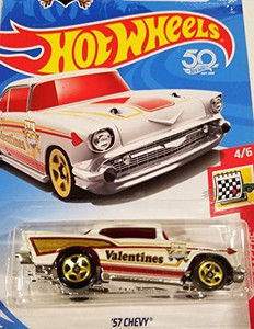 Hot wheels 57 chevy valentine sales