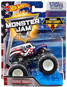 Monster jam stars and stripes top