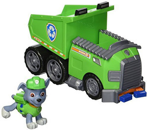 PAW PATROL Rocky s Recycle Dump Truck Vehicle with Rocky Figure