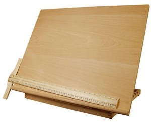 Isomars Sketch BoardDrawing Board with Clip  18x20