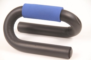 HAWK Neoprene Push up Bar for Home Workout , Blue/Black Push-up Bar