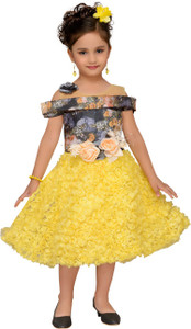Aarika Girls Midi/Knee Length Party Dress