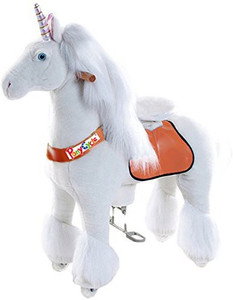 Vroom Rider X Ponycycle Ride On Unicorn For 4 9 Years Old Medium