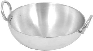 Aadinath Collection Aluminium Kadhai 5 No. Kadhai 25 cm