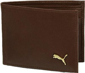 Puma Men Brown Genuine Leather Wallet