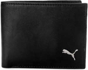 Puma Men Black Genuine Leather Wallet