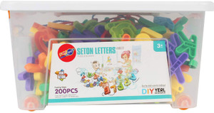 Planet of Toys 200pcs. Stem Education Series Blocks in box with wheels