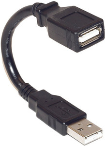 Gadget Deals 5 inch High Speed Short Length USB 2.0 Male A to Female A Extension OTG Cable