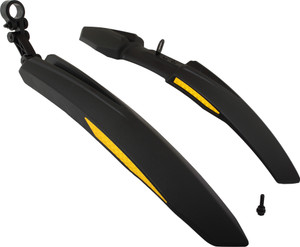 Dark Horse Bicycle Atom Mudguard with Reflective Tape Black