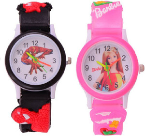 Goodlike Analog Watch For Boys Girls Buy Goodlike Analog Watch For Boys Girls T 0034 S SEVEN LIGHT BLACK PINK BARBIE COMBO BOYS GIRLS
