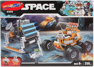 Planet of Toys 256 Pcs Space Building Blocks Set For Kids, Children