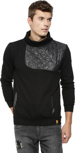 Campus Sutra Full Sleeve Solid Men Sweatshirt