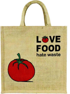 Love food hate waste jute new arrivals bag