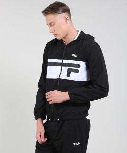 fila solid men's track suit