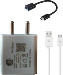 OTD Wall Charger Accessory Combo for Oppo A37, Lenovo K3 Note, Vivo Y55L, Iphone 6s, Iphone 7