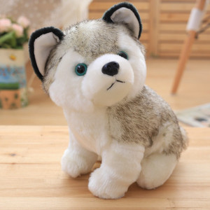 Siberian husky soft toy clearance