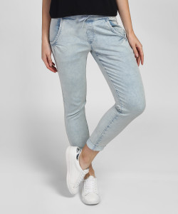 Jogger Fit Women Light Blue Jeans 