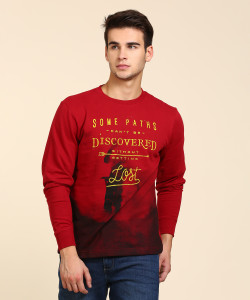 Wrangler Full Sleeve Printed Men's Sweatshirt