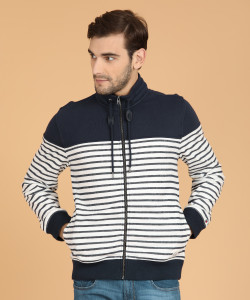 Tommy Hilfiger Full Sleeve Striped Men's Sweatshirt