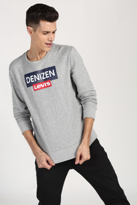 Denizen from Levi's Full Sleeve Printed Men's Sweatshirt