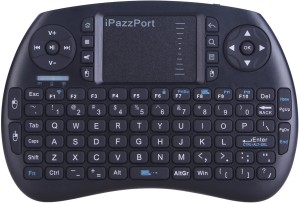CALLIE Mini Keyboard with Touchpad/Backlit Light & Wireless Mouse Wireless Multi-device Keyboard(Black)
