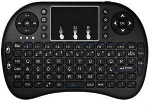 CALLIE Mini Wireless Keyboard and Mouse(Touchpad) with Smart Function Wireless Multi-device Keyboard(Black)