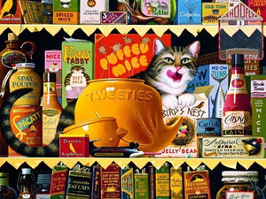 Wysocki cat puzzles sale