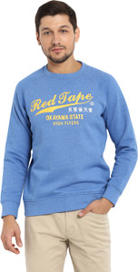 Red Tape Full Sleeve Printed Men Sweatshirt