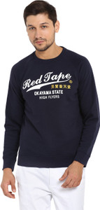 Red Tape Full Sleeve Printed Men Sweatshirt
