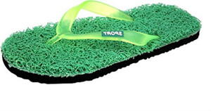 LDHSATI Men Boys Grass Green Slippers Chappal