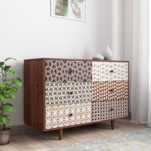 the attic solid wood free standing sideboard(finish color - honey)
