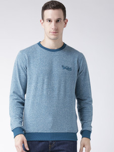 Club York Full Sleeve Self Design Men's Sweatshirt