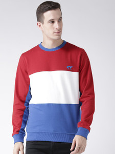 Club York Full Sleeve Solid Men's Sweatshirt