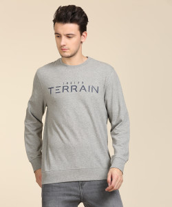 Indian Terrain Full Sleeve Printed Men's Sweatshirt