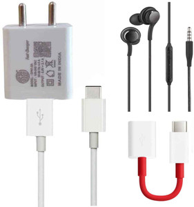 OTD Wall Charger Accessory Combo for MI A1, Oneplus 5T, LeEco Le 2, Coolpad Cool 1, LYF F1S