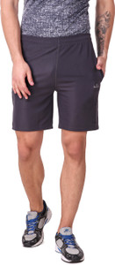 Killer Solid Men Grey Sports Shorts